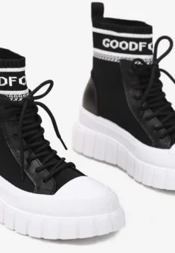 Czarne Sneakersy Khlorolea