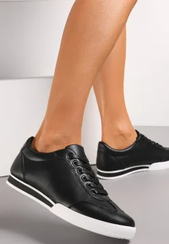 Czarne Sneakersy Turning Away