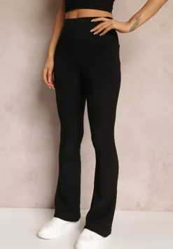 Czarne Spodnie Dzwony Fingen