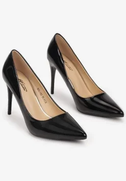 Czarne Szpilki Lakierowane Goiphia