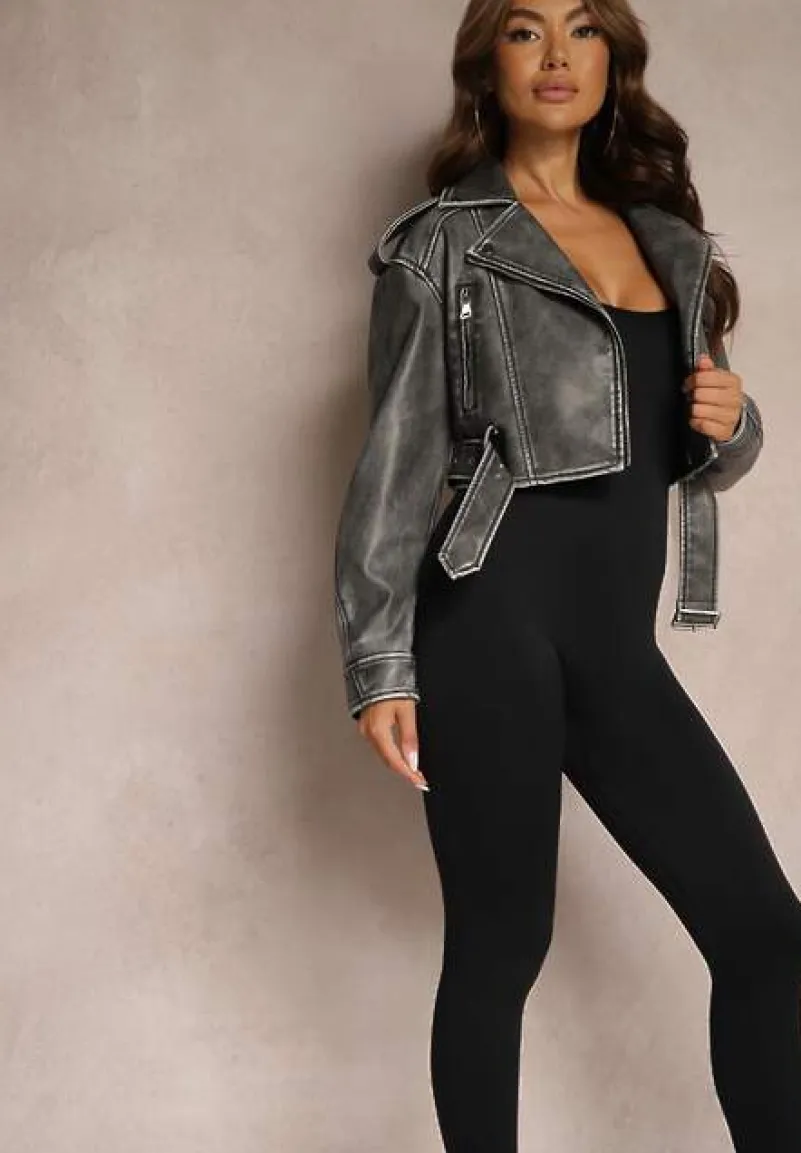 Czarny Dopasowany Kombinezon Taliowany na Ramiączkach Nevirenes