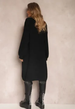 Czarny Kardigan Chionile