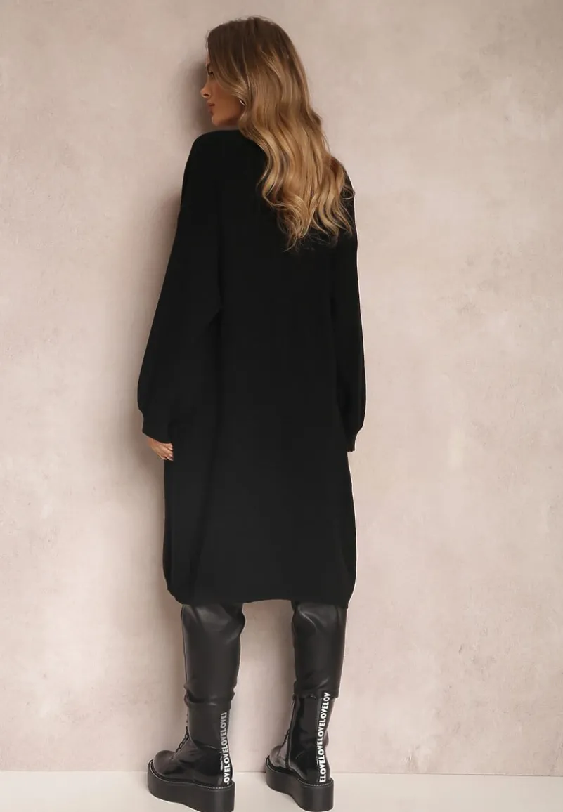 Czarny Kardigan Chionile