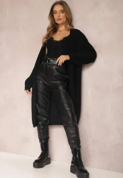 Czarny Kardigan Chionile