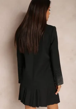 Czarny Komplet 2-częściowy w Cekiny Eme