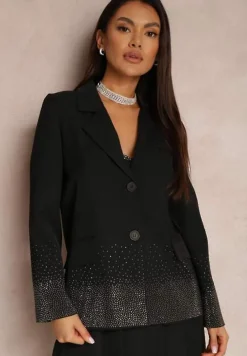 Czarny Komplet 2-częściowy w Cekiny Eme