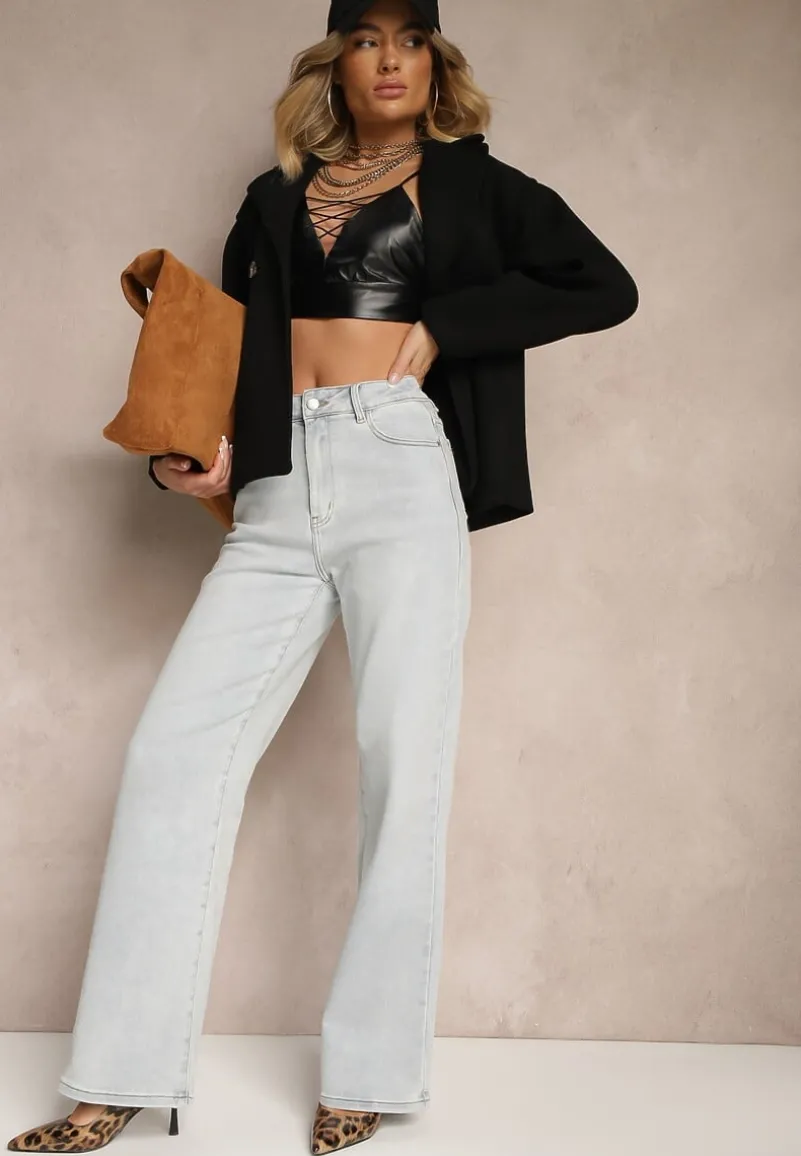 Czarny Płaszcz Dwurzędowy Krótki Poge