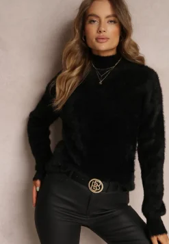 Czarny Sweter Wełniany Merrill