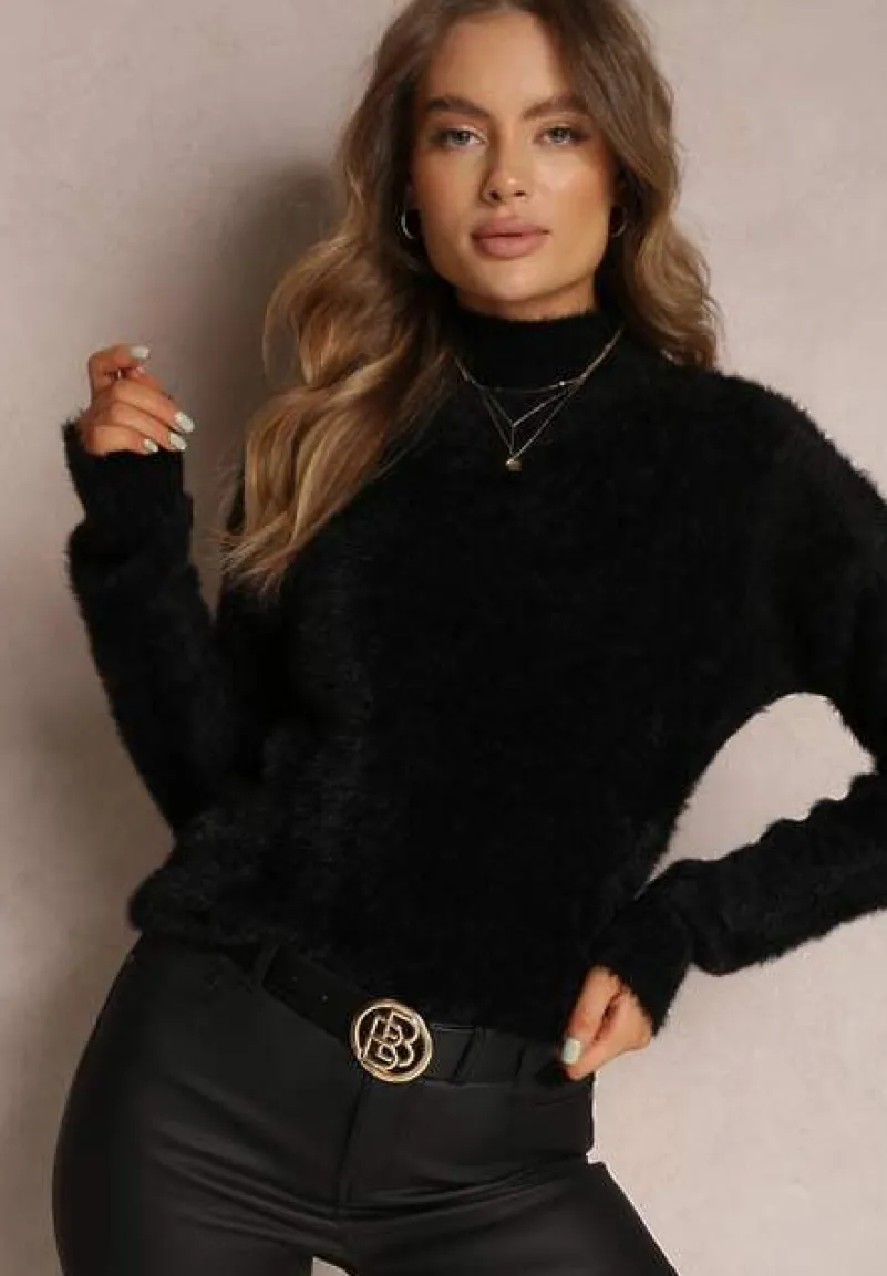 Czarny Sweter Wełniany Merrill