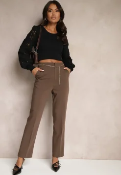 Czarny Sweter z Wiskozą z Eleganckimi Rękawami w Ażurowy Wzór Nolvila