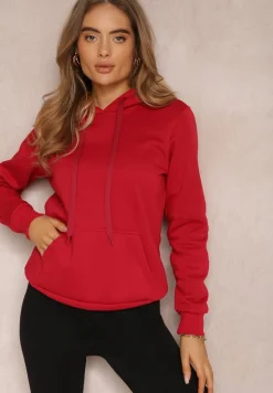 Czerwona Bluza z Kapturem Corbetes