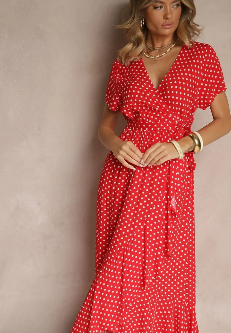 Czerwona Sukienka Boliphise