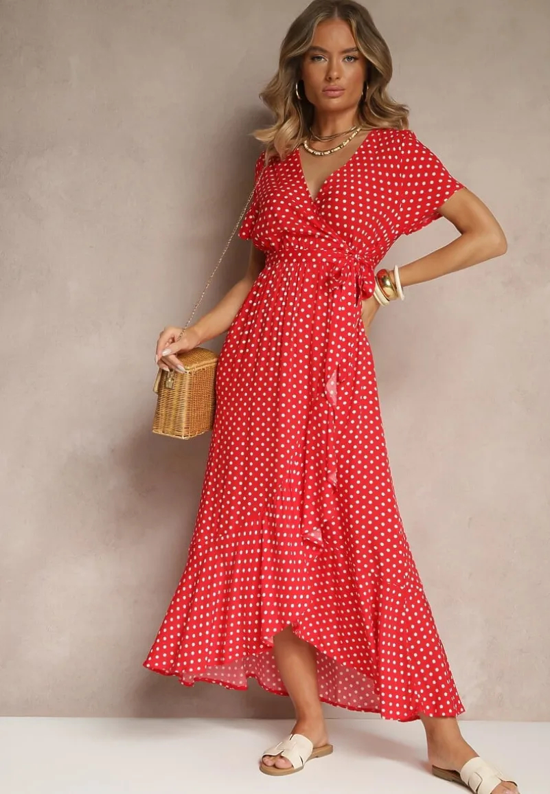 Czerwona Sukienka Boliphise