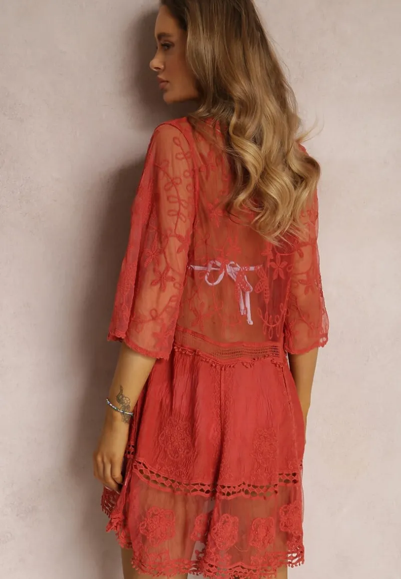 Czerwona Sukienka Leuseis