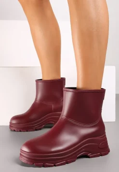 Czerwone Kalosze na Grubej Podeszwie Eristhena