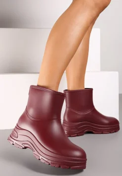 Czerwone Kalosze na Grubej Podeszwie Eristhena