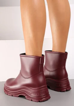Czerwone Kalosze na Grubej Podeszwie Eristhena