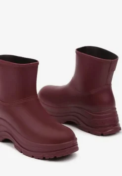 Czerwone Kalosze na Grubej Podeszwie Eristhena