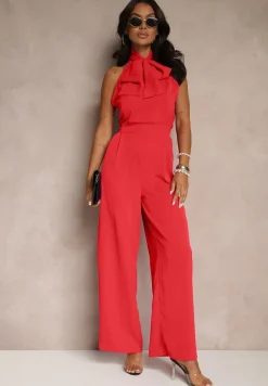 Czerwony Kombinezon Ozdobiony Kokardą Milireia