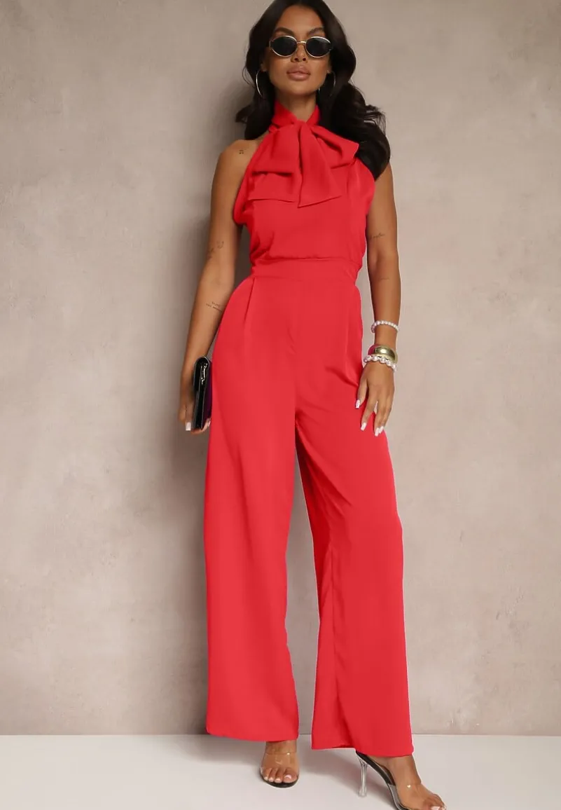 Czerwony Kombinezon Ozdobiony Kokardą Milireia