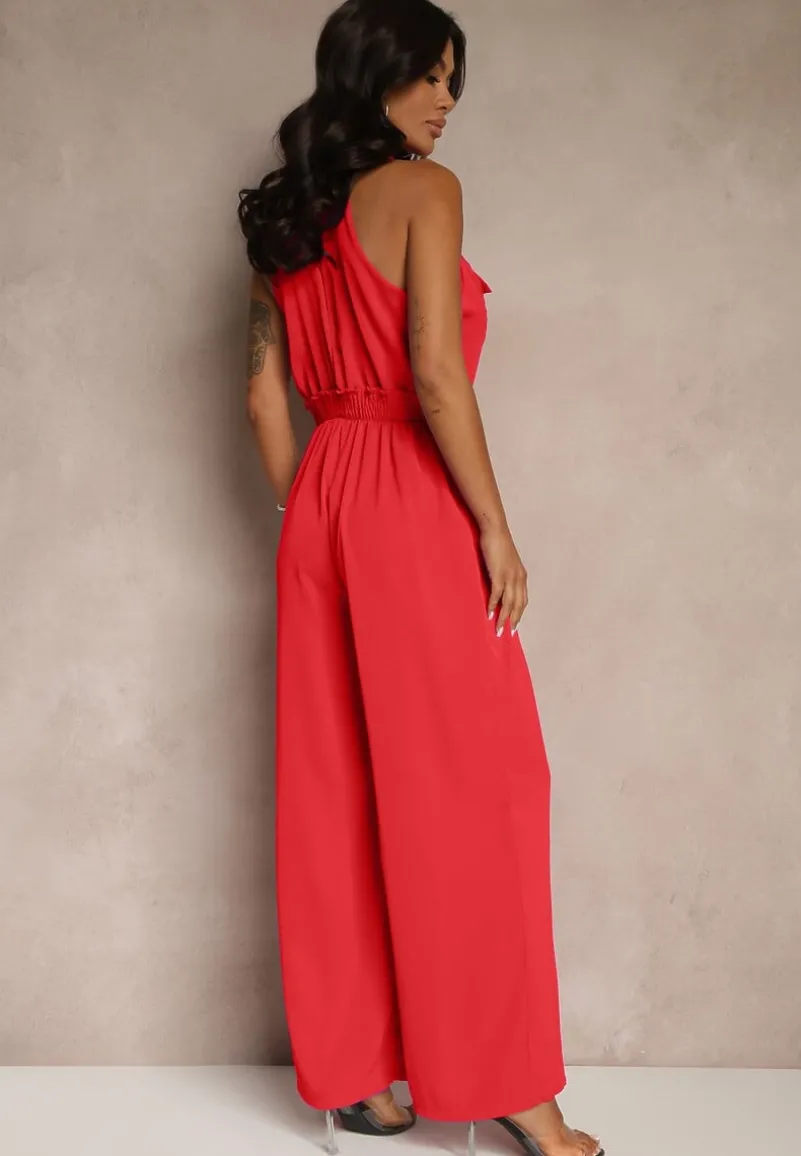 Czerwony Kombinezon Ozdobiony Kokardą Milireia