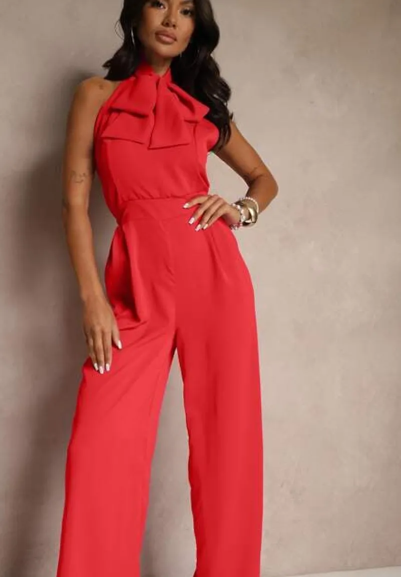 Czerwony Kombinezon Ozdobiony Kokardą Milireia