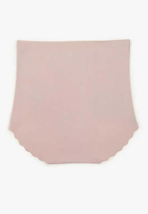Fioletowa Bezszwowa Bielizna modelująca Majtki High Waist Falawena
