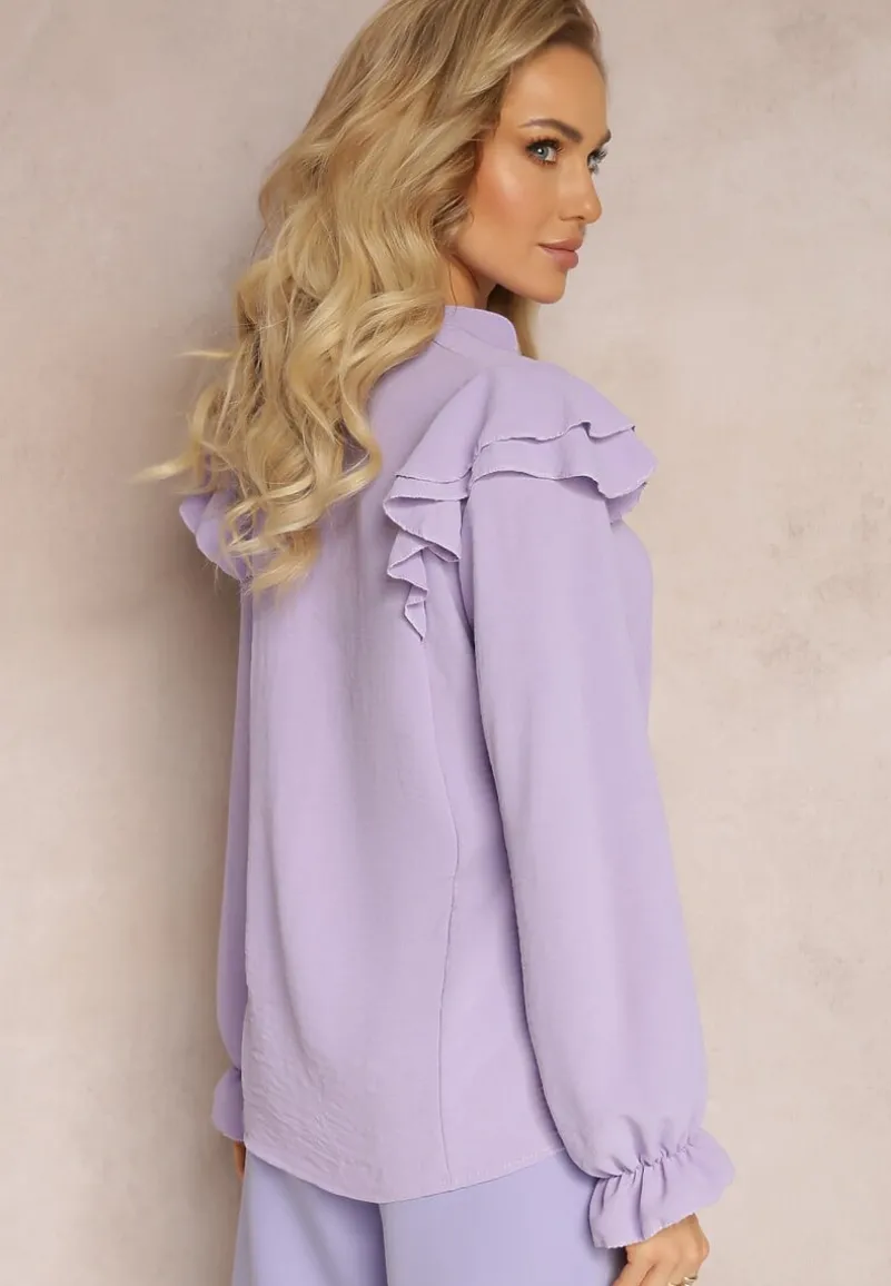 Fioletowa Koszula Aquinelle