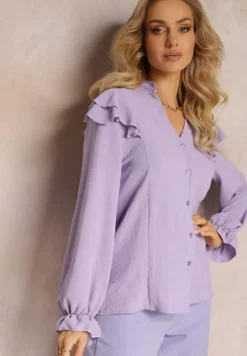 Fioletowa Koszula Aquinelle