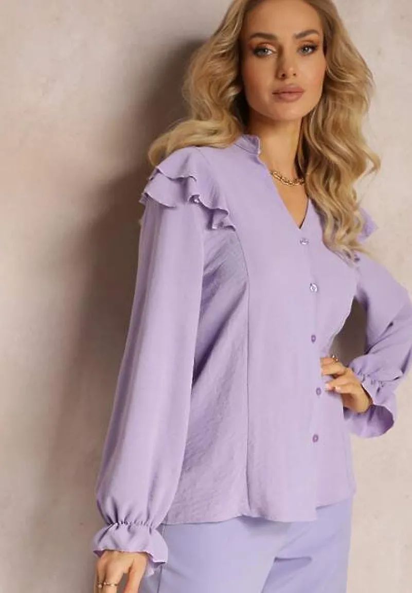 Fioletowa Koszula Aquinelle