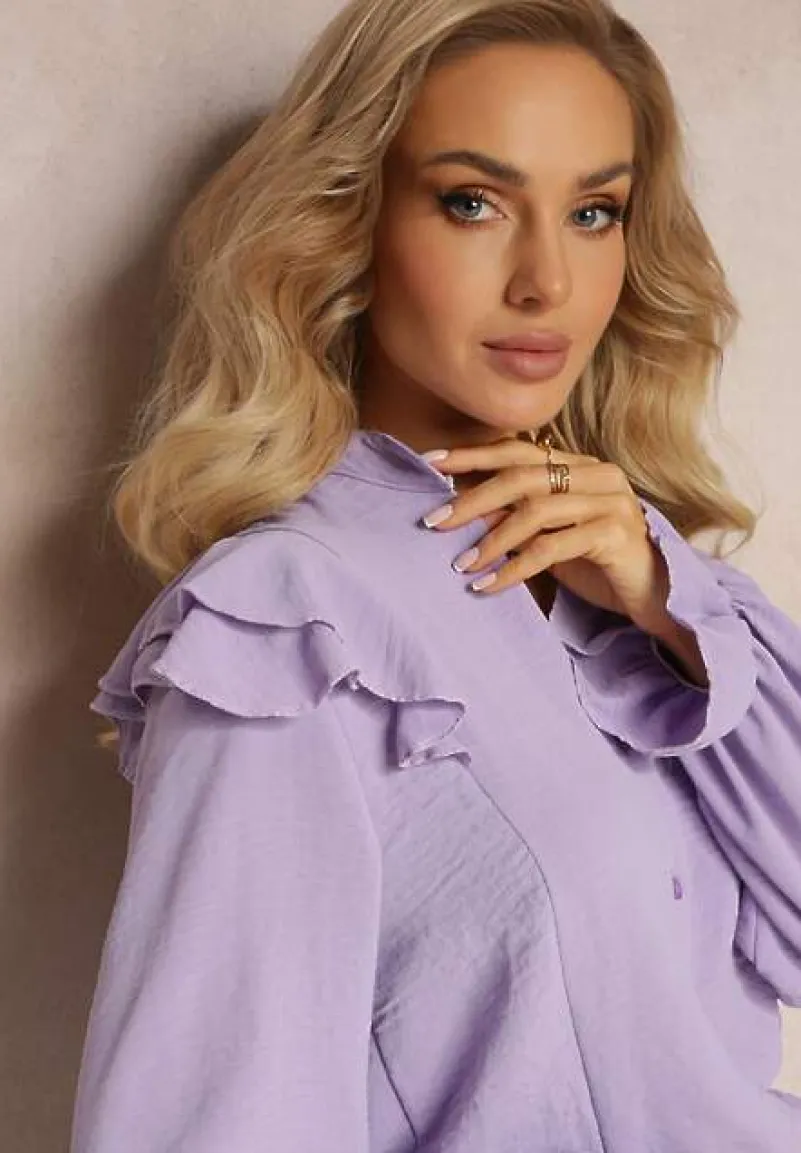 Fioletowa Koszula Aquinelle