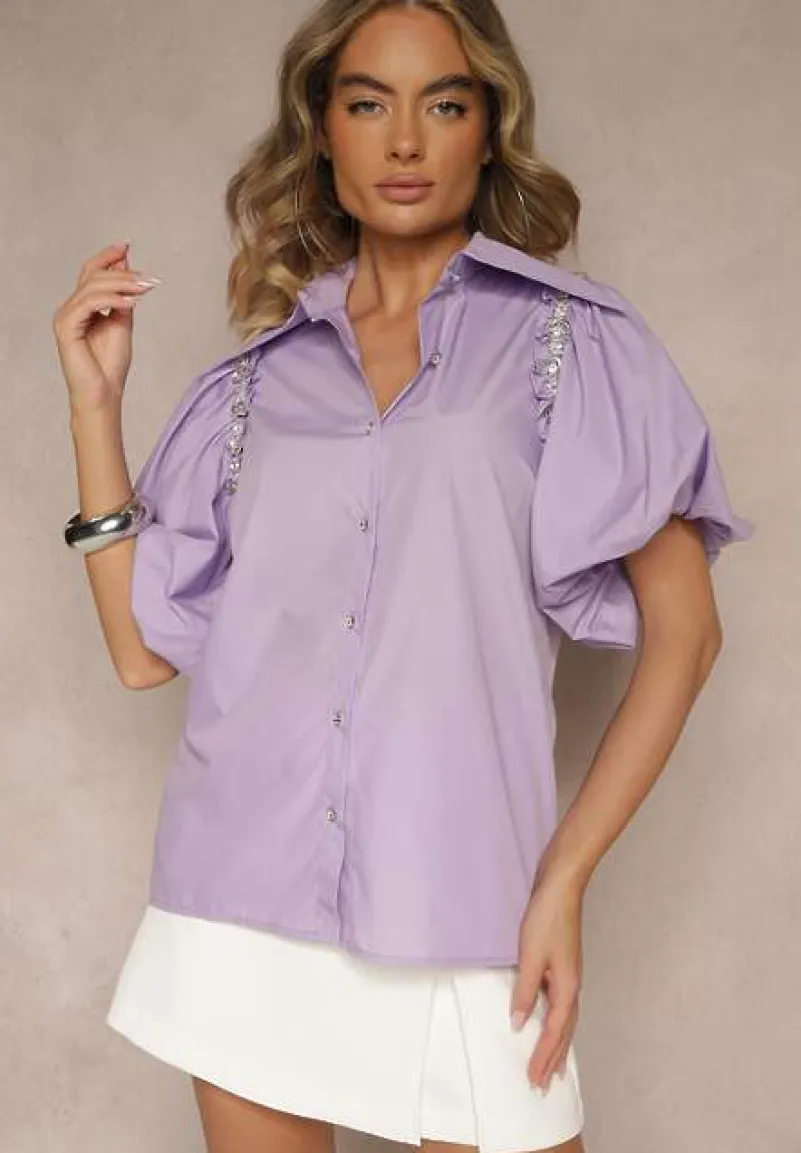 Fioletowa Koszula Klymamene