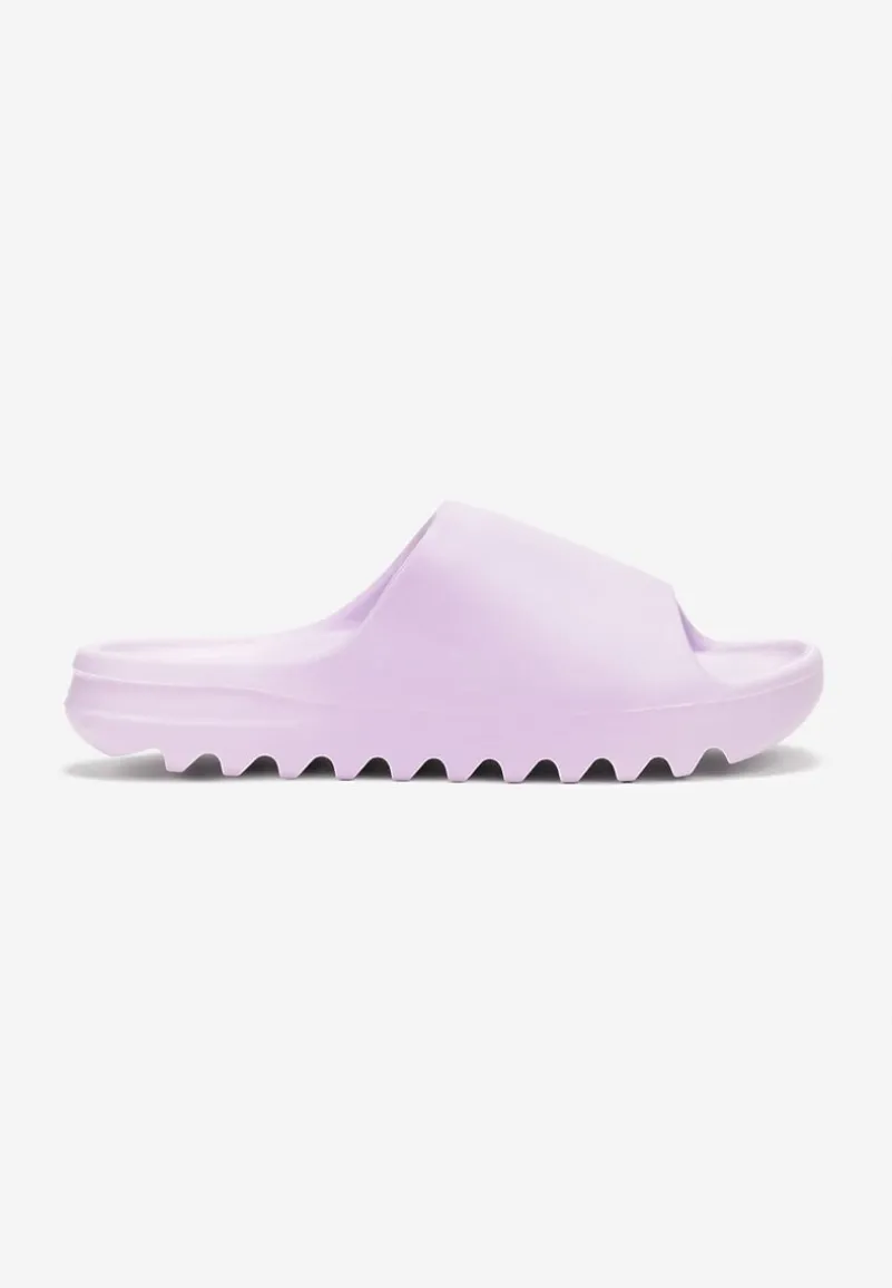 Fioletowe Klapki z Pianki z Odkrytym Noskiem Birea