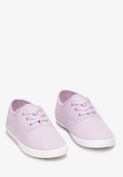 Fioletowe Sznurowane Tenisówki Przed Kostkę Calapse