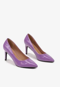 Fioletowe Szpilki Vices w Klasycznym Stylu Naolita