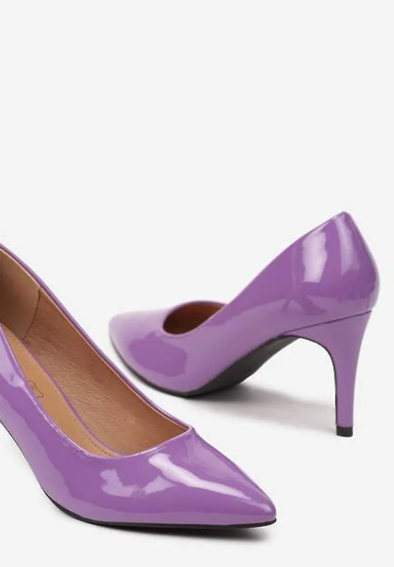 Fioletowe Szpilki Vices w Klasycznym Stylu Naolita