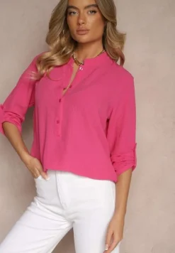 Fuksjowa Koszula z Regulacją przy Rękawach Ilanelis