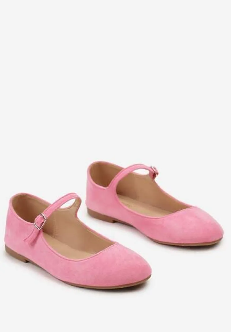 Fuksjowe Balerinki z Zapięciem na Sprzączkę z Ekozamszu Loraleima