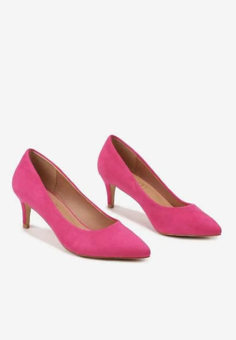 Fuksjowe Czółenka Vices na Szpilce w Klasycznym Stylu Savora