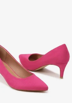 Fuksjowe Czółenka Vices na Szpilce w Klasycznym Stylu Savora