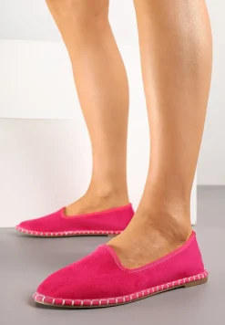 Fuksjowe Espadryle Balerinki z Przeszyciami Firalissea