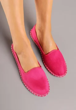 Fuksjowe Espadryle Balerinki z Przeszyciami Firalissea