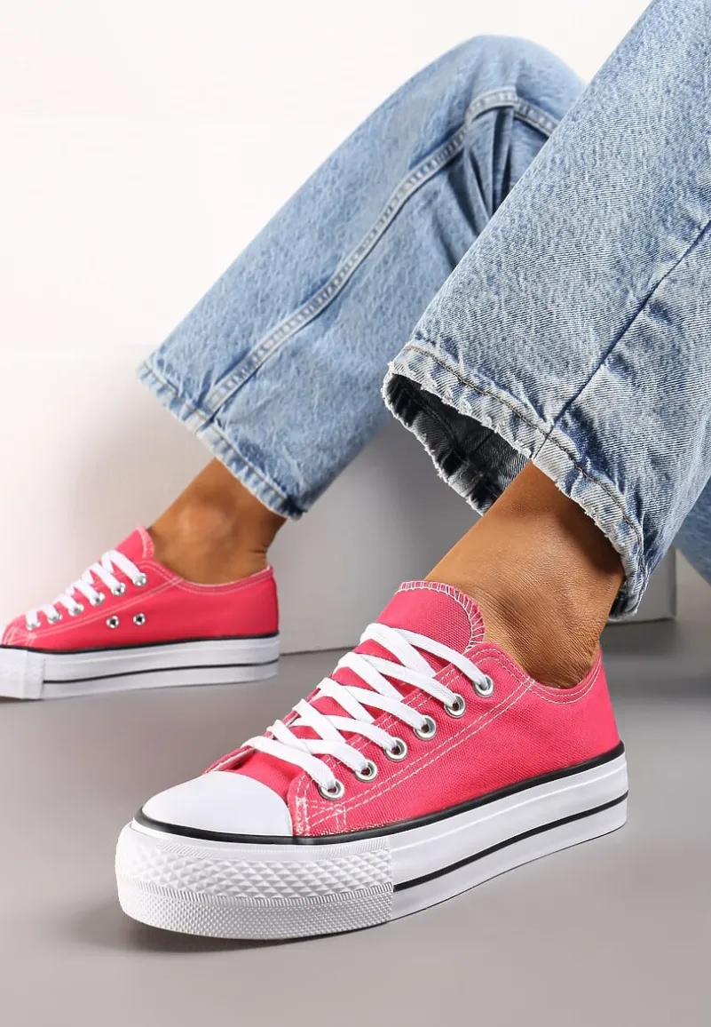 Fuksjowe Klasyczne Trampki Przed Kostkę Xarosa