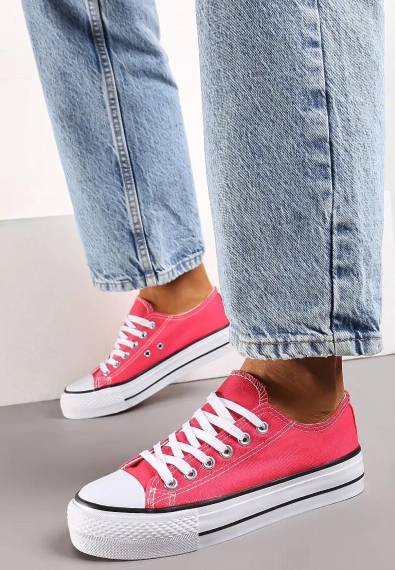 Fuksjowe Klasyczne Trampki Przed Kostkę Xarosa