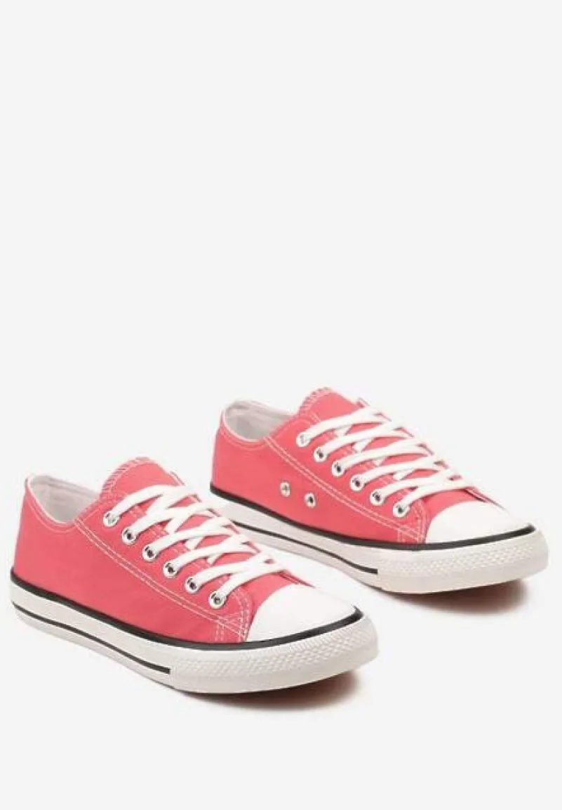 Fuksjowe Klasyczne Trampki z Cholewką Przed Kostkę Amepitrea