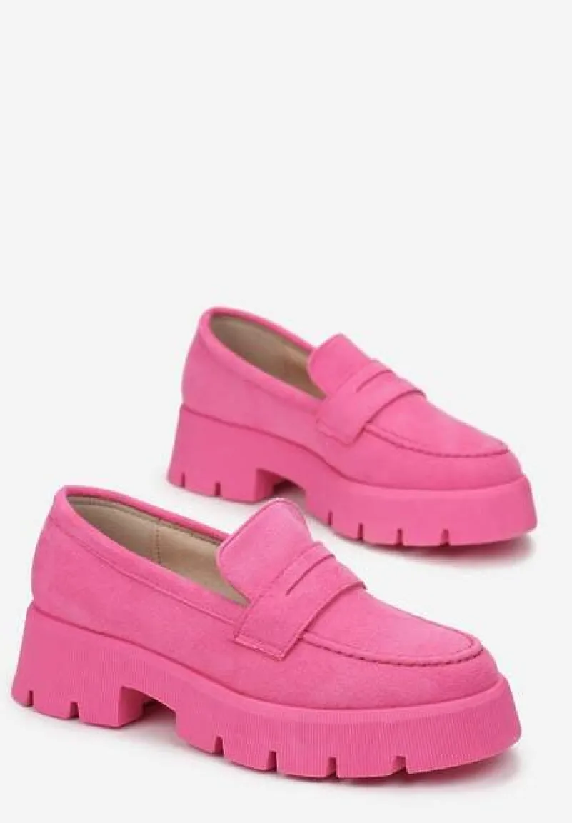 Fuksjowe Mokasyny na Grubej Podeszwie z Protektorem Misal