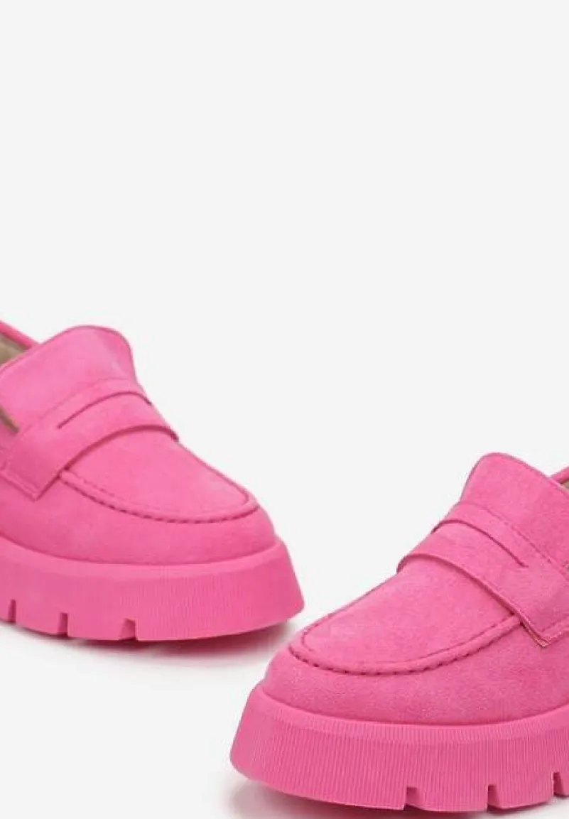 Fuksjowe Mokasyny na Grubej Podeszwie z Protektorem Misal