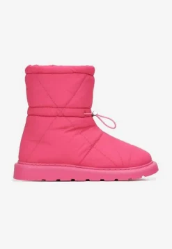 Fuksjowe Śniegowce Pikowane ze Ściągaczem Eraris