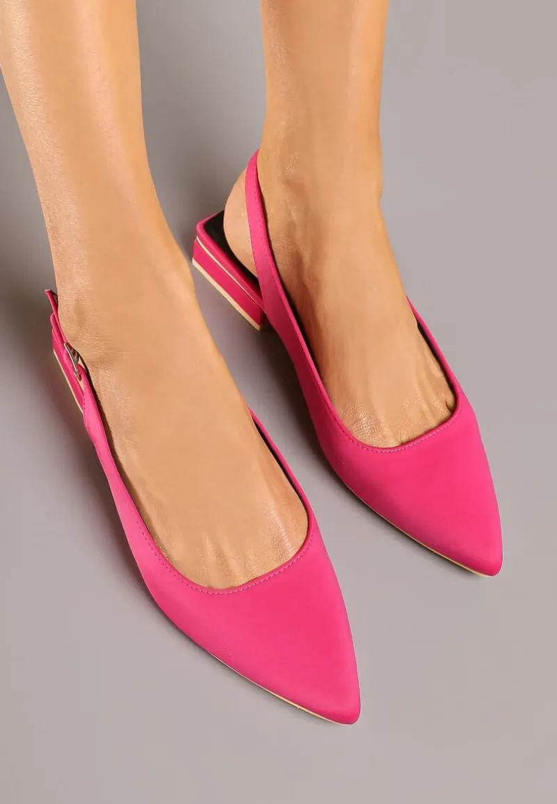 Fuksjowe Sandały Vices bez Pięty Zapinane przy Kostce Elajane