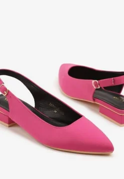 Fuksjowe Sandały Vices bez Pięty Zapinane przy Kostce Elajane